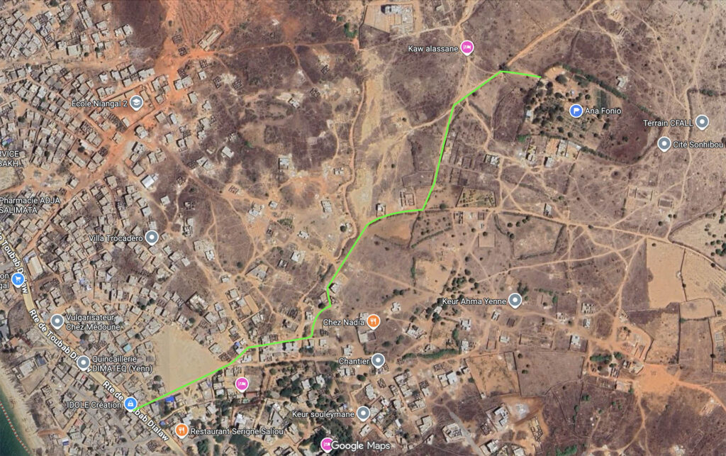 Karte Anfahrt mit öffentlichem Verkehr